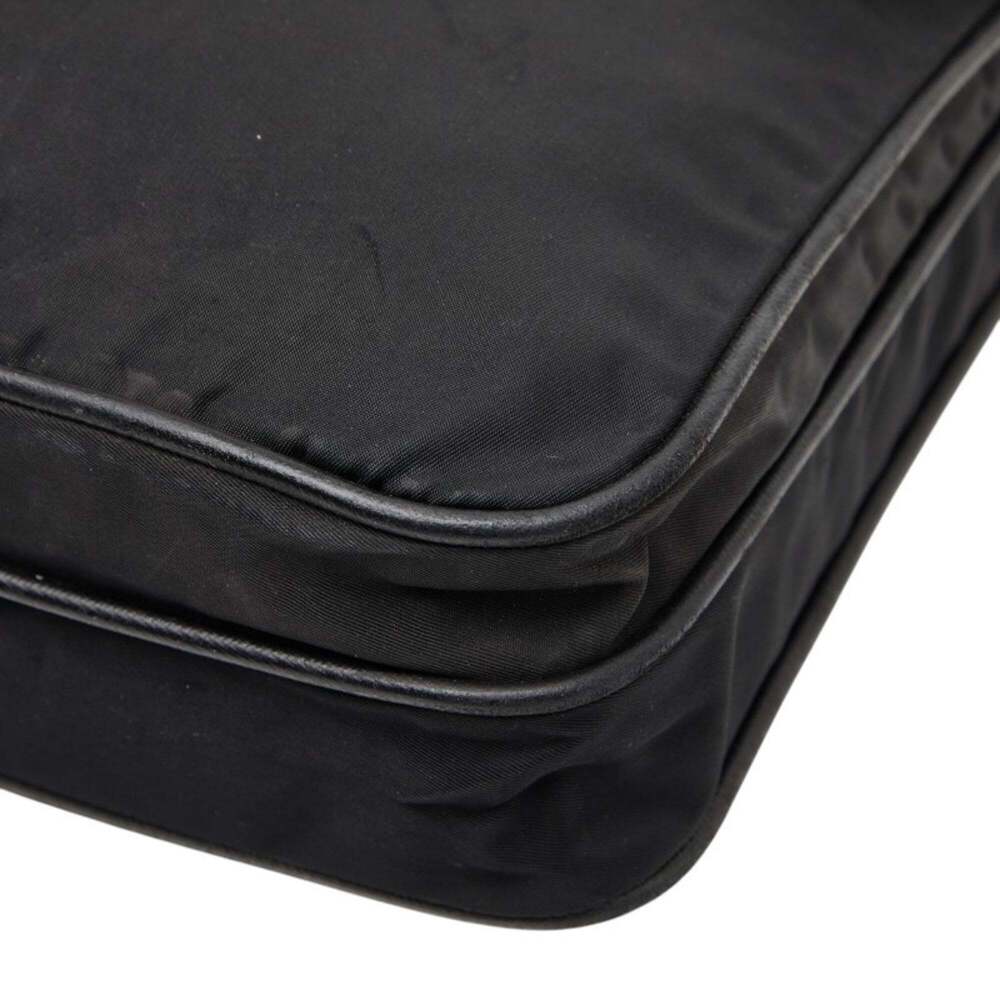 PRADA Black Leather Shoulder Bag - Picture 4 of 11